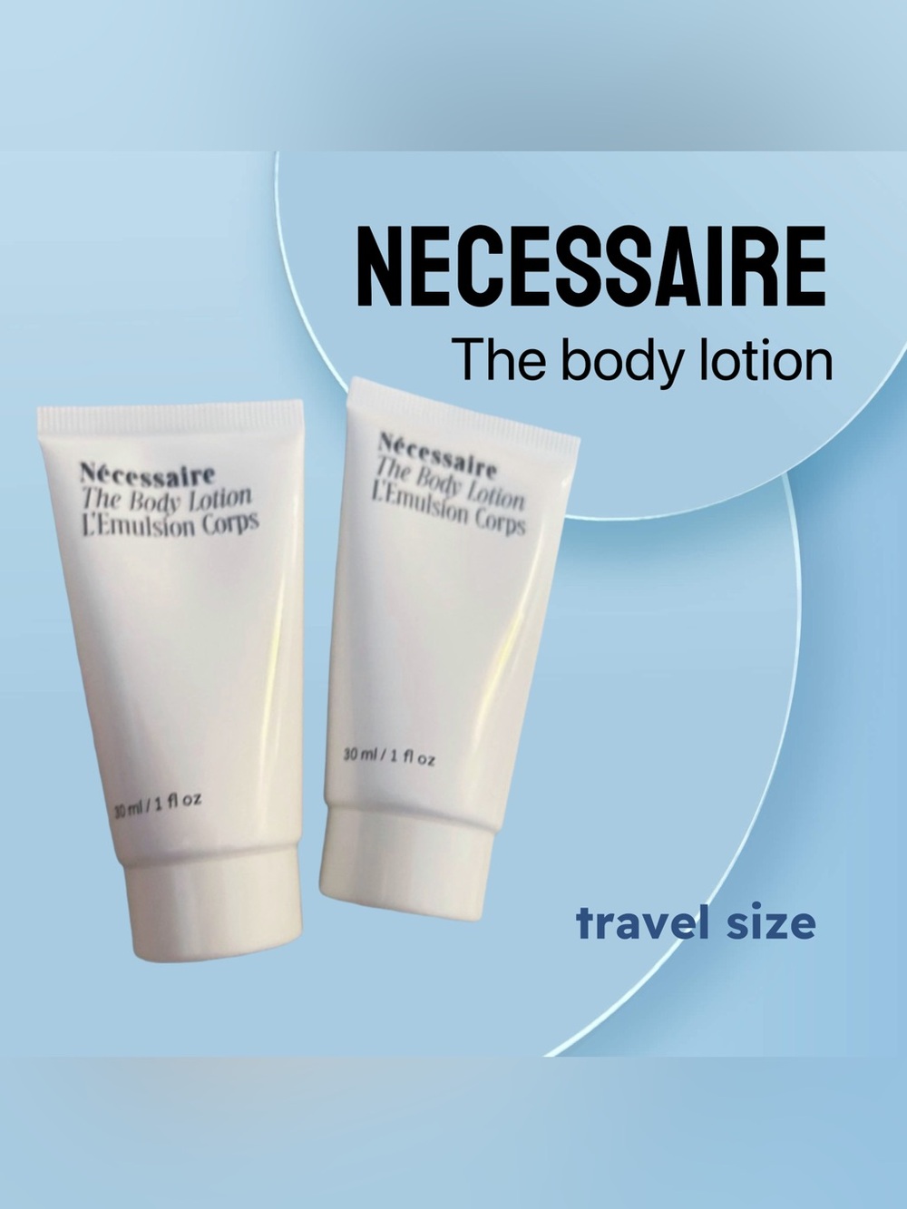 🇺🇸🆕NWOB NÉCESSAIRE | TRAVEL| Spa luxe The Body Lotion - L’émulsion corps